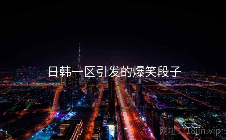 日韩一区引发的爆笑段子