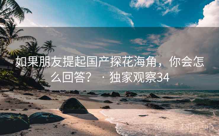 如果朋友提起国产探花海角，你会怎么回答？ · 独家观察34