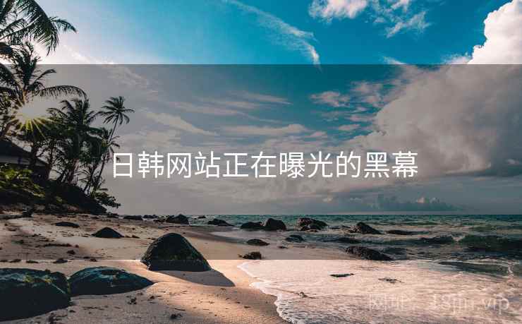 日韩网站正在曝光的黑幕